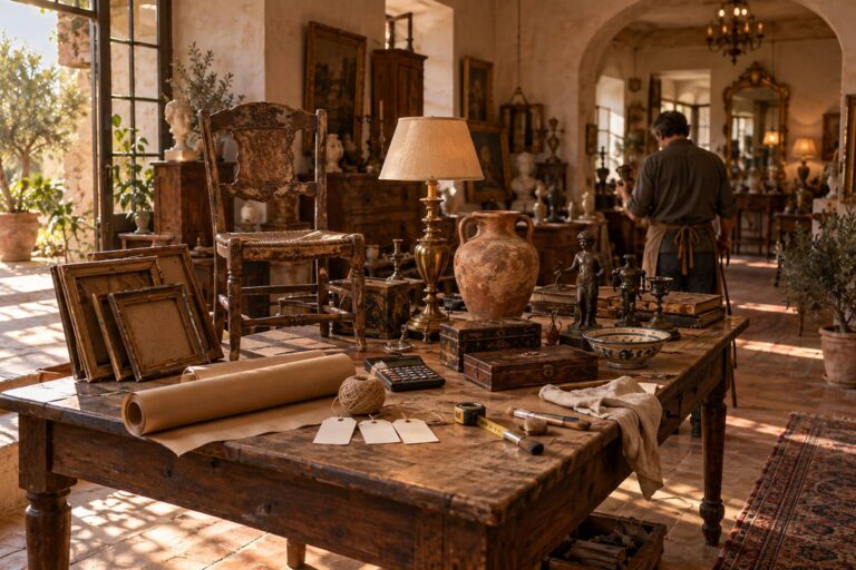 Vendre à un antiquaire : ce qui se négocie et ce qui non